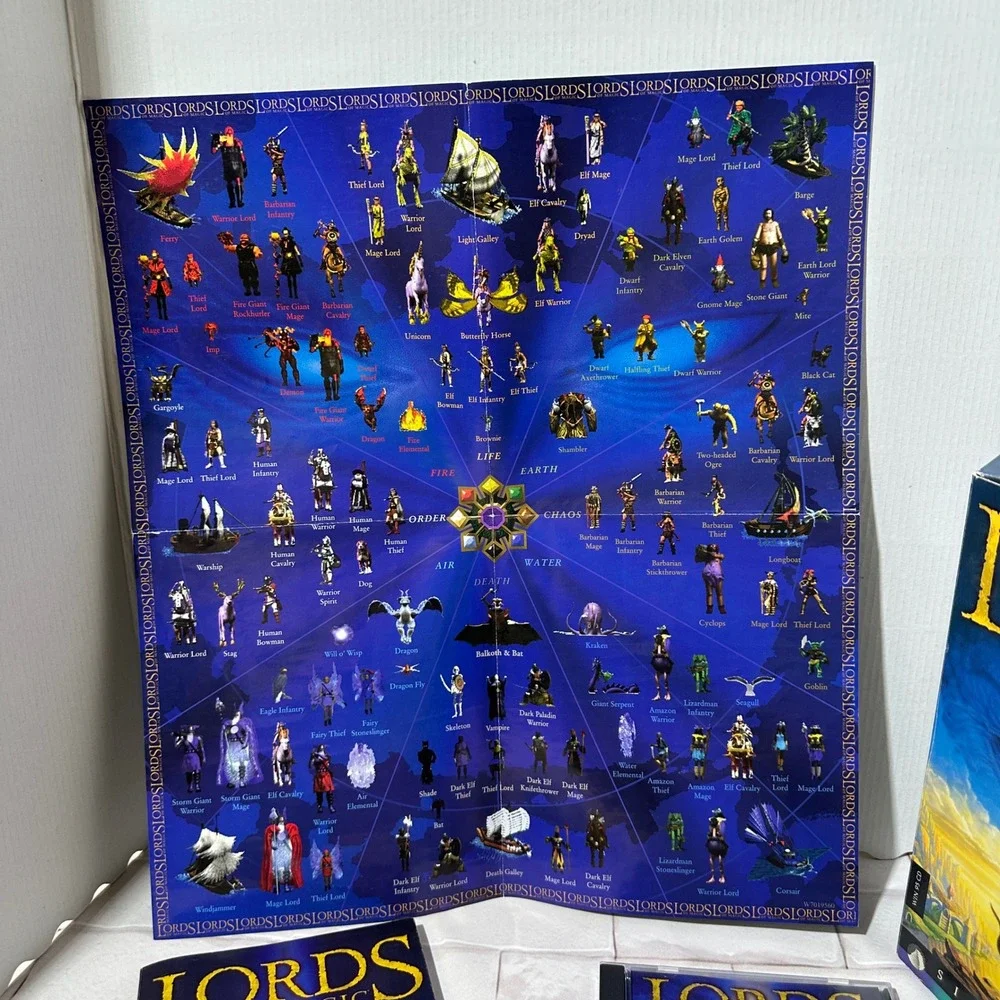 Lords of Magic PC CD ROM‎ Game Sierra Impressions Teen ESRB